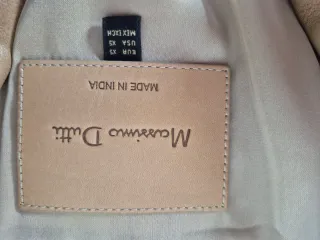 Cazadora de cuero Massimo Dutti Mujer Talla