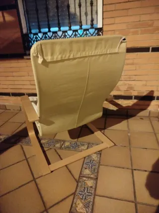 Butaca Ikea Madera Beige