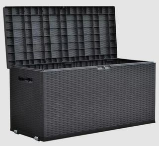 Arcón / Baúl de resina negro. Nuevo, sin uso