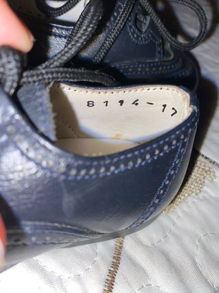 Zapatos bebé niño talla 17