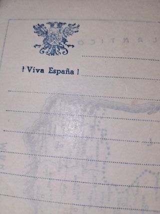 Lote di documenti originali della Spagna del dopoguerra