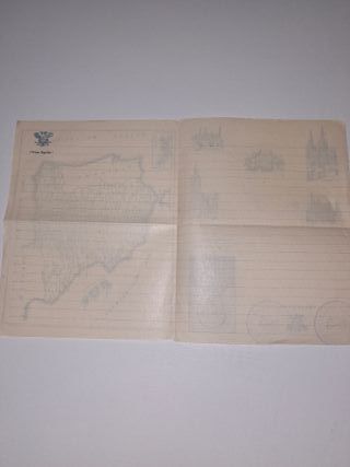 Lote di documenti originali della Spagna del dopoguerra