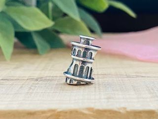 Charm Torre de Pisa - Plata