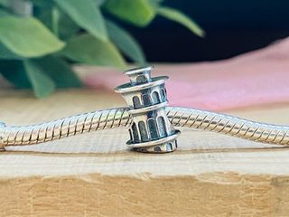 Charm Torre de Pisa - Plata