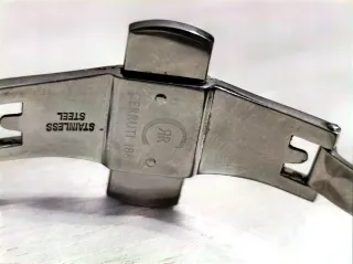 Orologio Rettangolare Cerruti 1881 Nero Argento