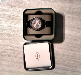 Orologio Fossil Uomo Oro Argento