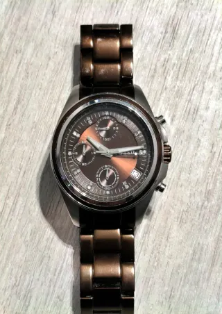 Orologio Fossil Uomo Oro Argento