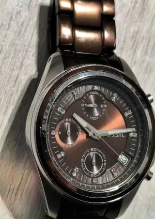 Orologio Fossil Uomo Oro Argento