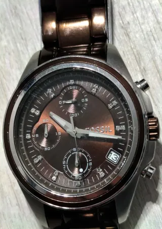 Orologio Fossil Uomo Oro Argento