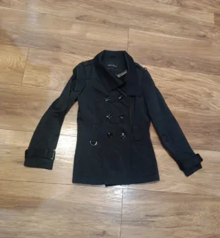 Chaqueta Zara Negra Doble Botonadura