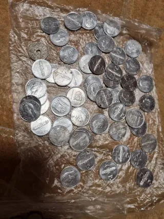 Lote monedas pesetas y céntimos
