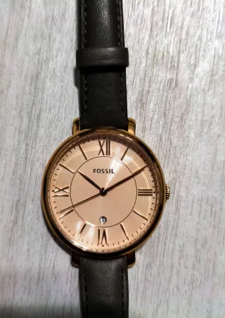 Orologio Fossil donna oro e nero