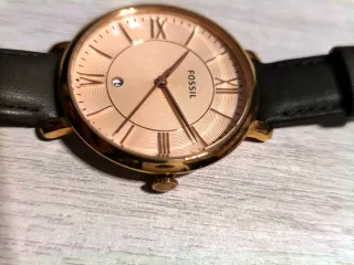 Orologio Fossil donna oro e nero