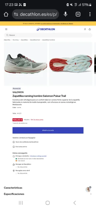 Tenis Salomon Trail Running