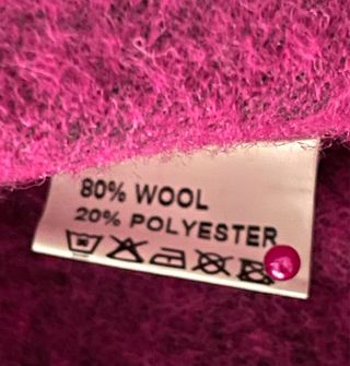 Chaqueta nueva lana color Buganvilia T.M/L