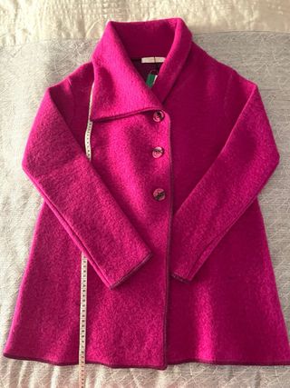 Chaqueta nueva lana color Buganvilia T.M/L