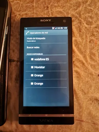 Móvil Sony Xperia Negro