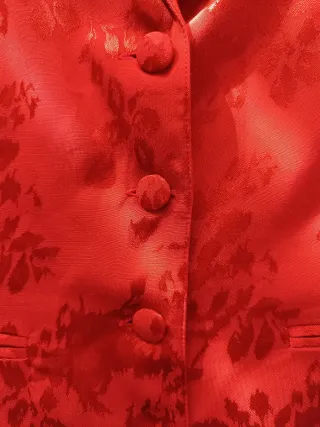 Nueva! Blusa Roja Rouje Edición Moulin Rouge Talla