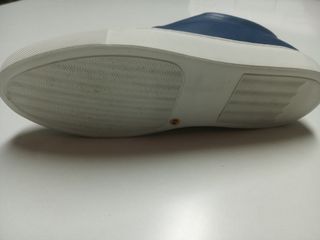 Zapatillas Piel Azul Talla 42-45