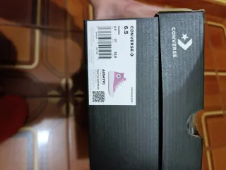 Converse Moradas talla 37 con plataforma