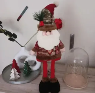 Figura Papá Noel Navideño extensible.