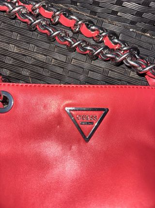 Bolso Guess Rojo Cadena