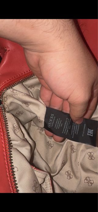 Bolso Guess Rojo Cadena