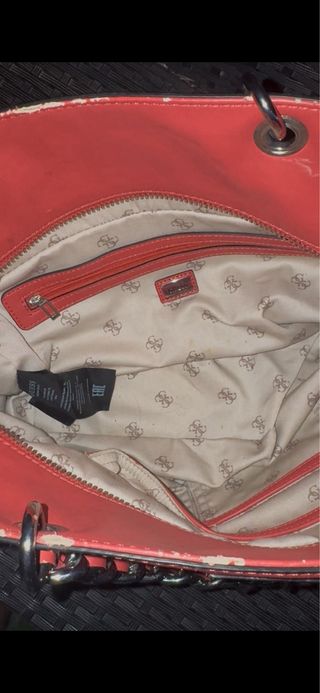 Bolso Guess Rojo Cadena