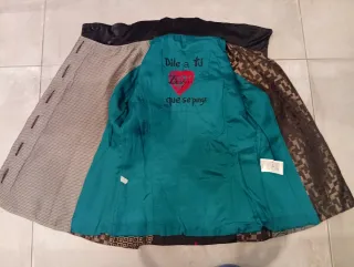 Abrigo Desigual patchwork talla S