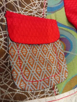 Abrigo Desigual Multicolor Talla S