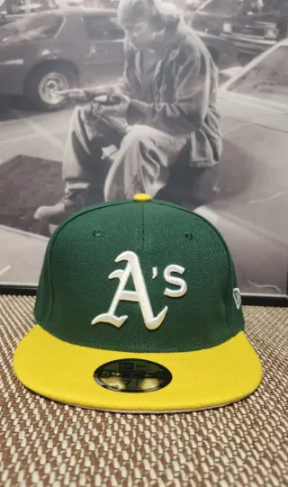 Gorra New Era 59Fifty A's Talla 7.1/4