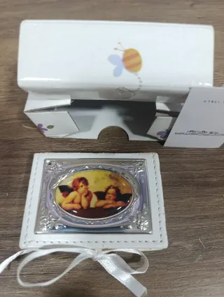 Rosario Cuentas Cristal Multicolor y Plata