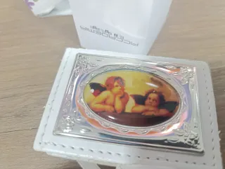 Rosario Cuentas Cristal Multicolor y Plata