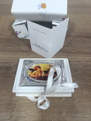 Rosario Cuentas Cristal Multicolor y Plata