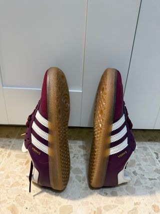 Adidas Samba burdeos/Blanco