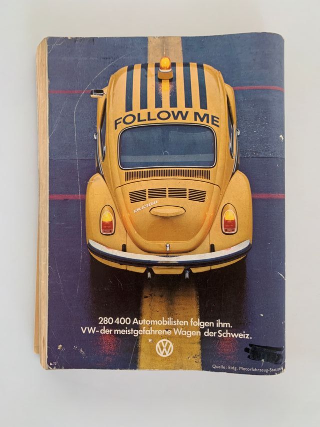Revista Catálogo Automobil Revue Año 1973