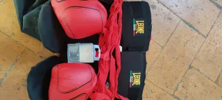 Guantoni e fasce Leone Rossi paradenti e parastinc