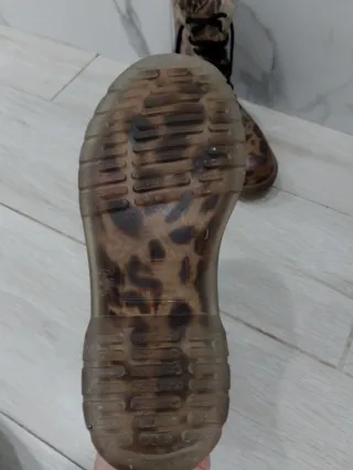 Botas con estampado de leopardo