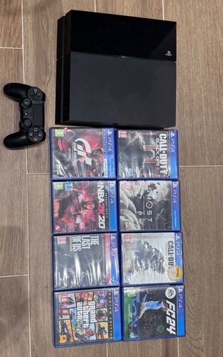 Consola PS4 Pro + 7 Giochi + Controller