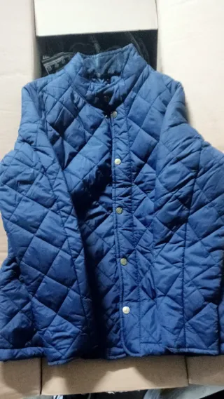 Cazadora Joluvi m azul acolchada,