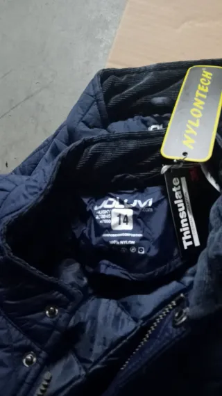 Cazadora Joluvi m azul acolchada,