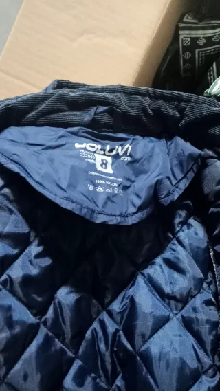 Cazadora Joluvi m azul acolchada,