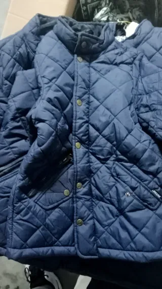 Cazadora Joluvi m azul acolchada,