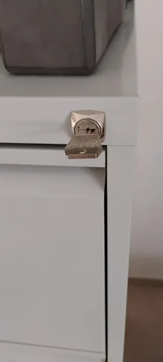 Schedario metallo KUBO grigio 4 cassetti