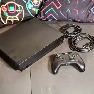 Xbox One X Completa Negra