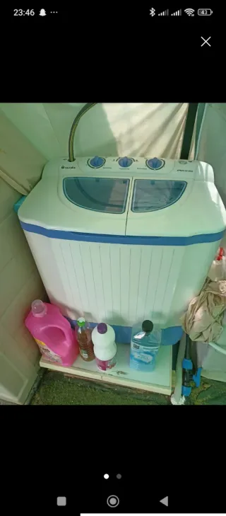 Lavadora portátil camping