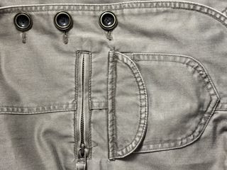 Americana Zara TRF caqui con bordado espalda