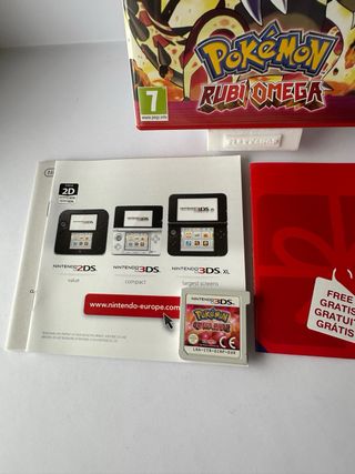 Cartuccia del videogioco Pokémon Rubino Omega per Nintendo 3DS