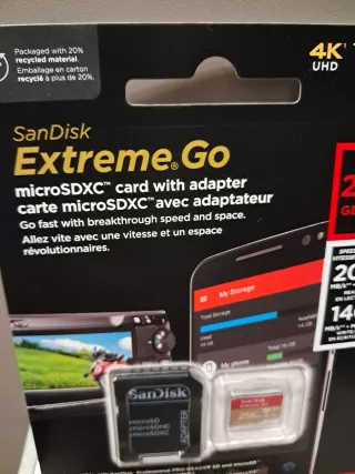 Scheda sd Scandisk EXTREME GO