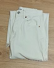 Vaqueros blancos anchos